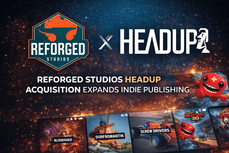 Reforged Studios Headup Acquisition Expands Indie Publishing